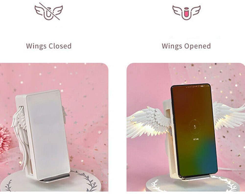 Angel Wings Fast Charger Qi Wireless Charger Charger Power Adapter