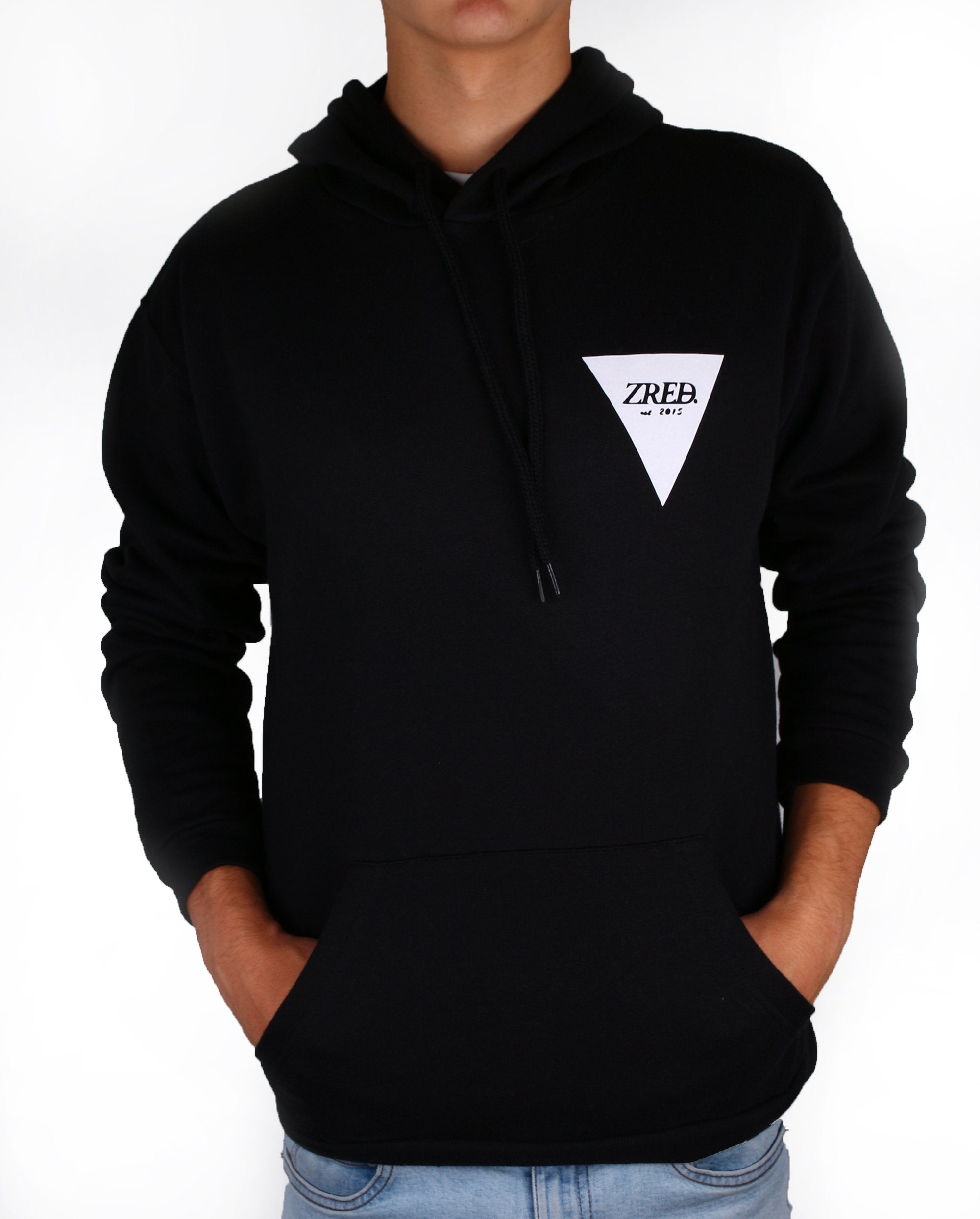 Back to classic autumn Hoodie - black/white - Herren