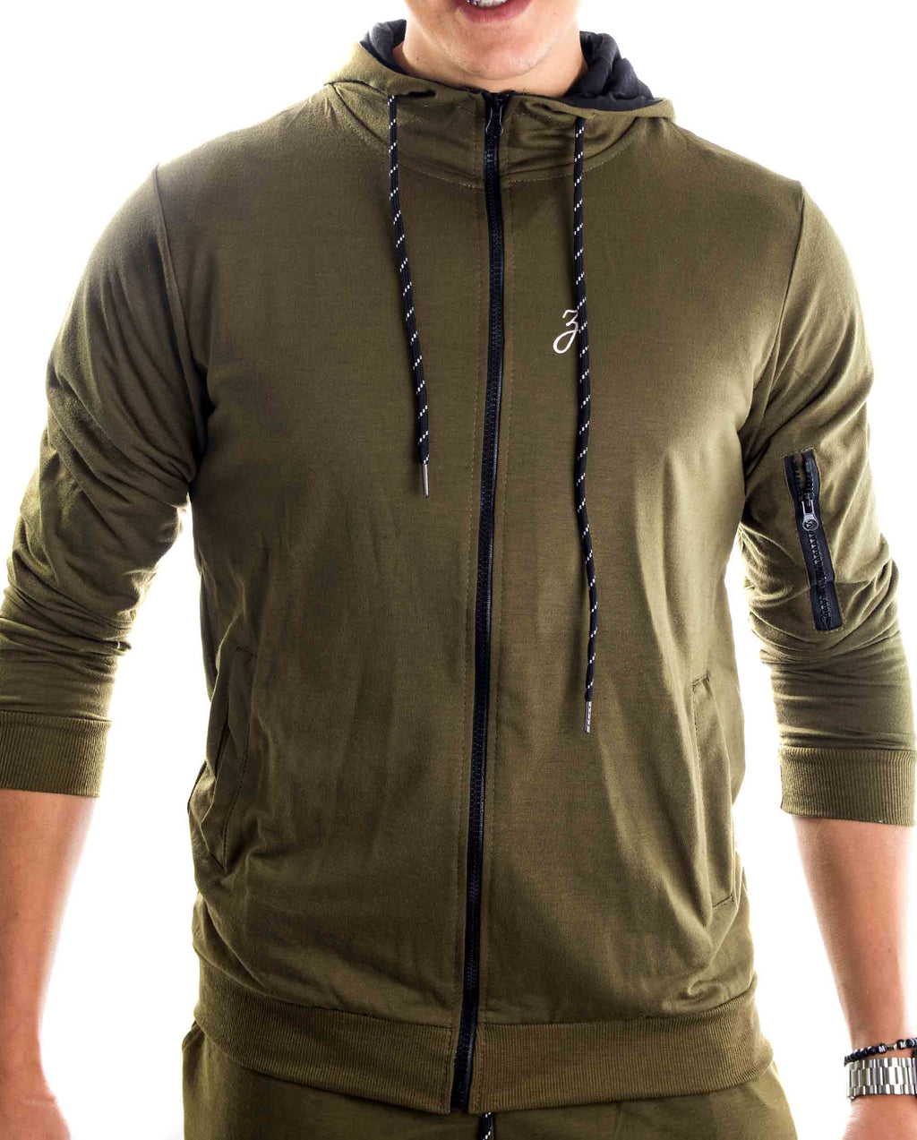 Zipper Dynamic - green - Herren